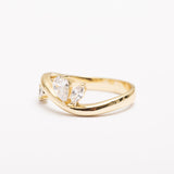 Bague Or & Elle en plaqué or 14 K