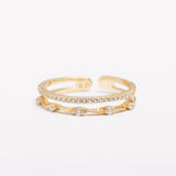 Bague Or & Elle en plaqué or 14 K
