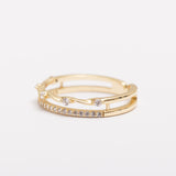 Bague Or & Elle en plaqué or 14 K