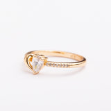 Bague Or-Line en plaqué or avec une finition dorée