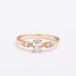 Bague Or-Line en plaqué or avec une finition dorée