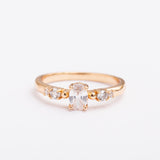 Bague Or-Line en plaqué or avec une finition dorée