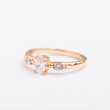 Bague Or-Line en plaqué or avec une finition dorée