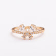Bague Or-Line en plaqué or avec une finition dorée