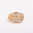 Bague Or-Line en plaqué or avec une finition dorée