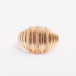 Bague Or-Line en plaqué or avec une finition dorée