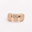 Bague Or-Line en plaqué or avec une finition dorée