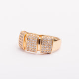 Bague Or-Line en plaqué or avec une finition dorée