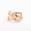 Bague Or-Line en plaqué or avec une finition dorée