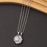 Collier Double Lines en acier inoxydable garanti