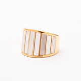 Bague Nacre en acier inoxydable garantie