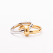 Bague Alliance Doublée en acier inoxydable garantie