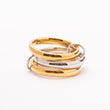 Bague Alliance Triplée en acier inoxydable garantie