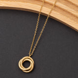 Collier Nœud d'amour Algérien en acier inoxydable garanti