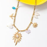 Collier en acier tendance pour cet été