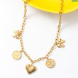 Collier en acier tendance pour cet été