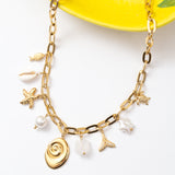 Collier en acier tendance pour cet été