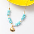 Collier en acier tendance pour cet été