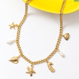 Collier en acier tendance pour cet été