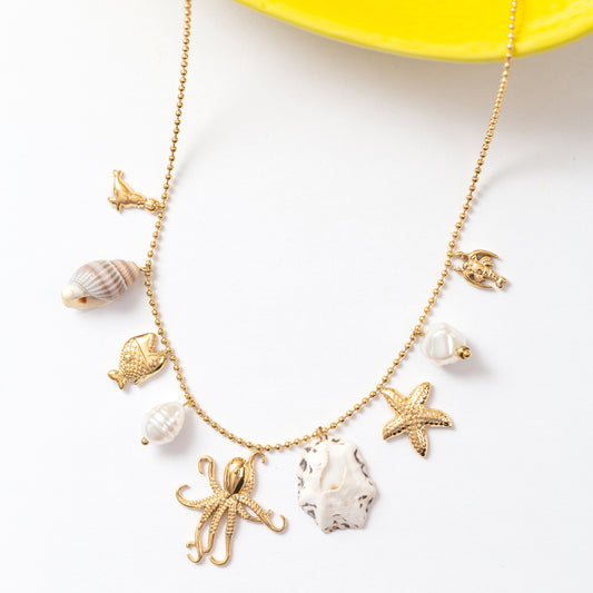 Collier en acier tendance pour cet été