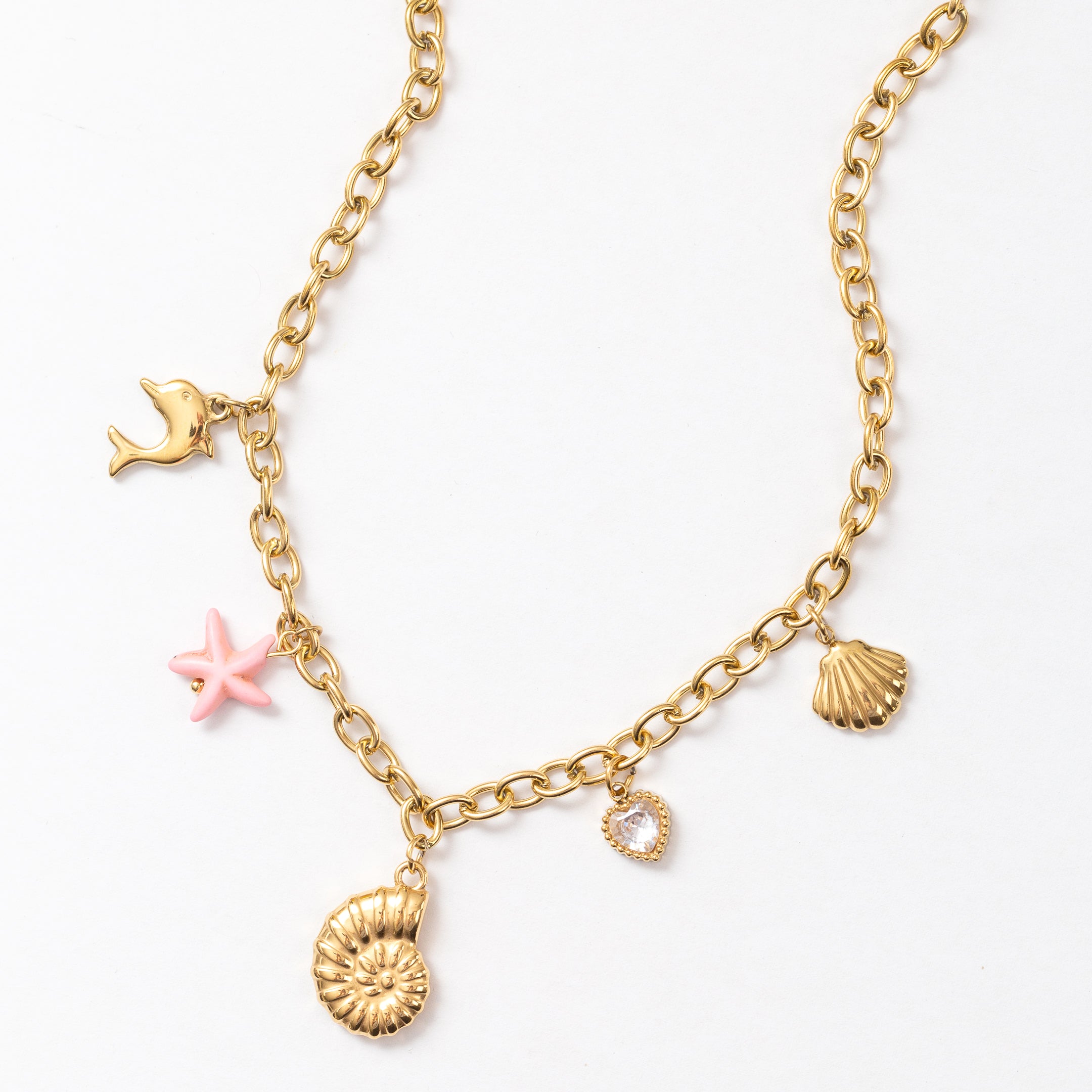 Collier en acier tendance pour cet été