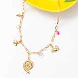 Collier en acier tendance pour cet été
