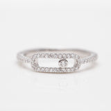 Bague Argent Rhodié tendance