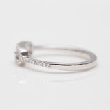 Bague Argent Rhodié tendance