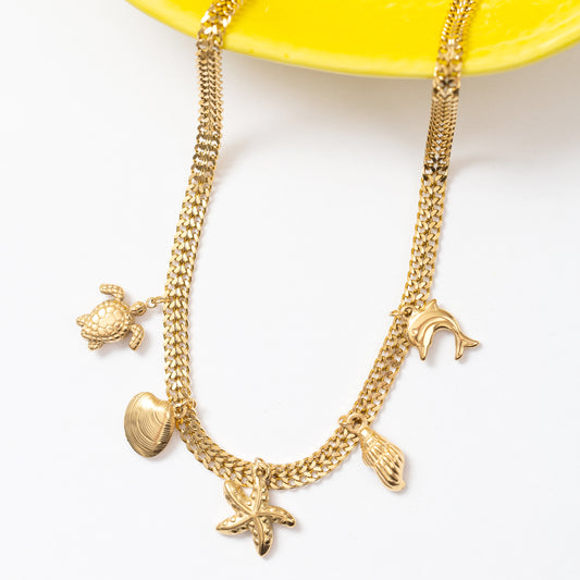 Collier en acier tendance pour cet été