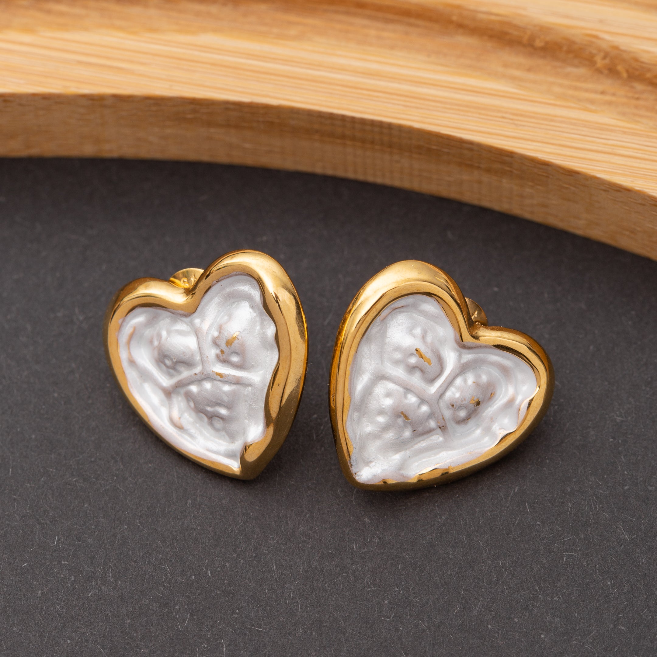 Boucles d'oreilles en acier inoxydable, qualité garantie