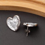 Boucles d'oreilles en acier inoxydable, qualité garantie