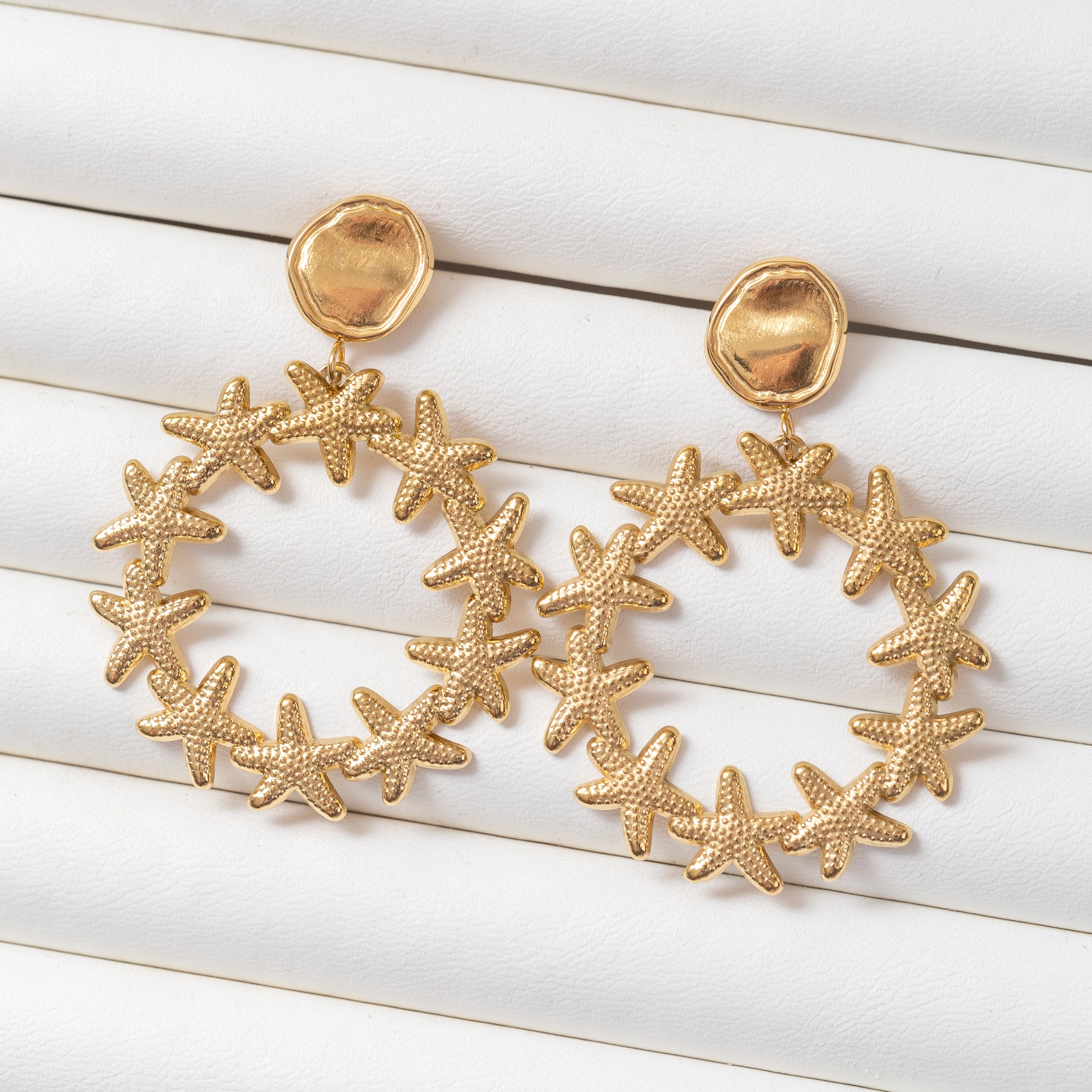 Boucles d'oreilles en acier