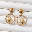 Boucles d'oreilles en acier
