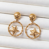 Boucles d'oreilles en acier