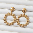 Boucles d'oreilles en acier