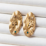 Boucles d'oreilles en acier