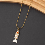 Collier Fish en acier inoxydable garanti - Été 2026