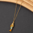 Collier Fish en acier inoxydable garanti - Été 2026