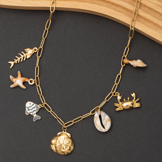 Collier Maréa en acier inoxydable garanti