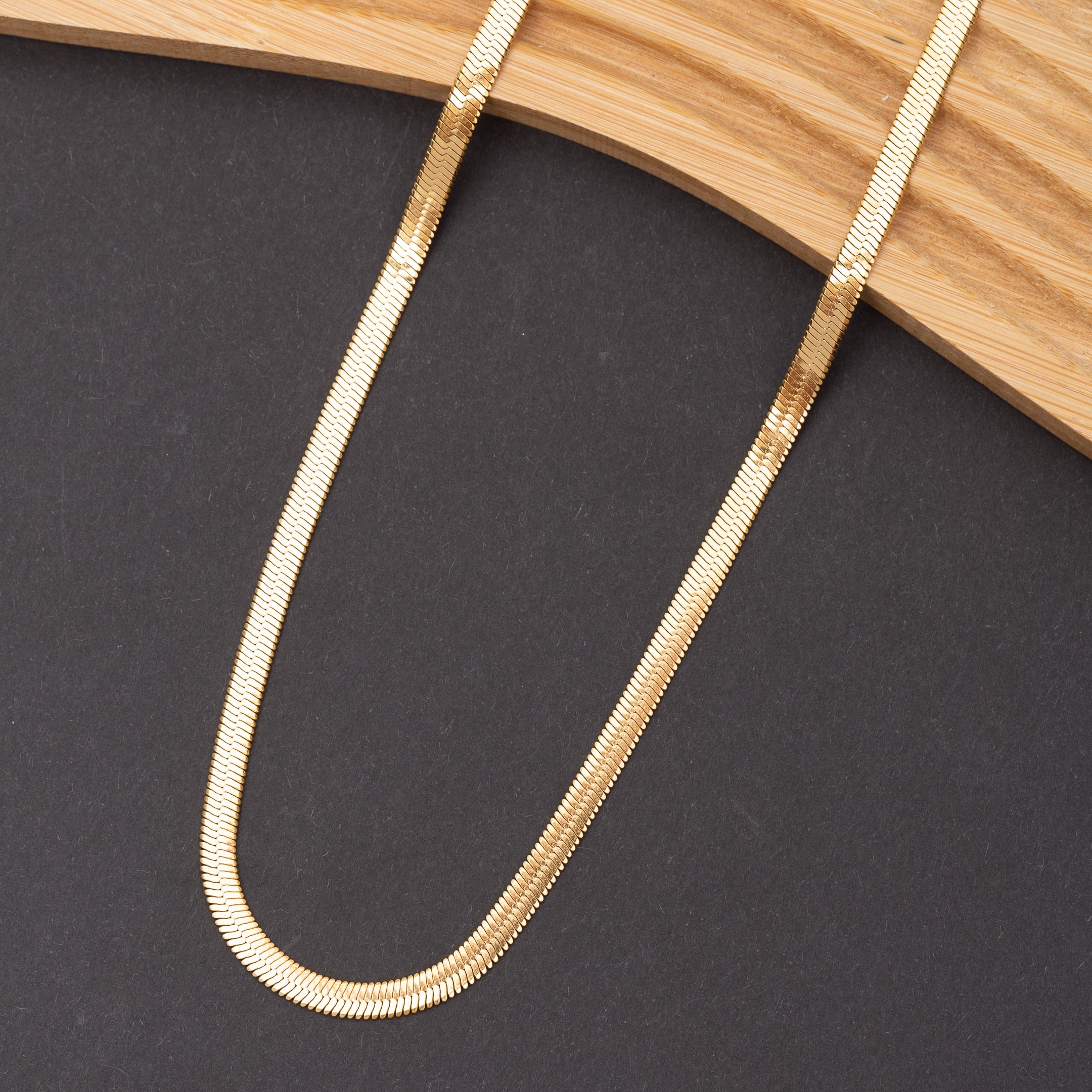 Collier Snake 4 mm en acier inoxydable garanti