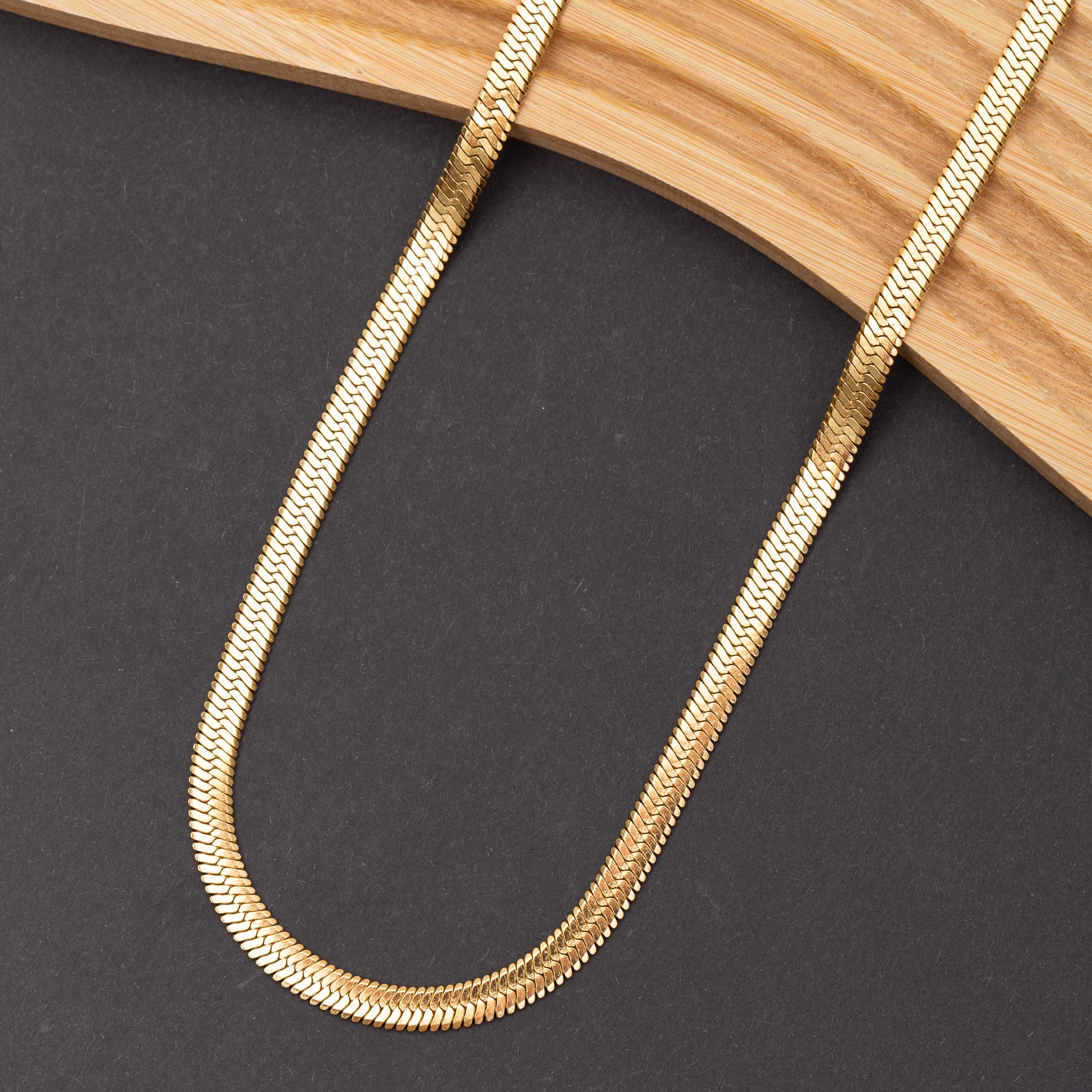 Collier Snake 5 mm en acier inoxydable garanti