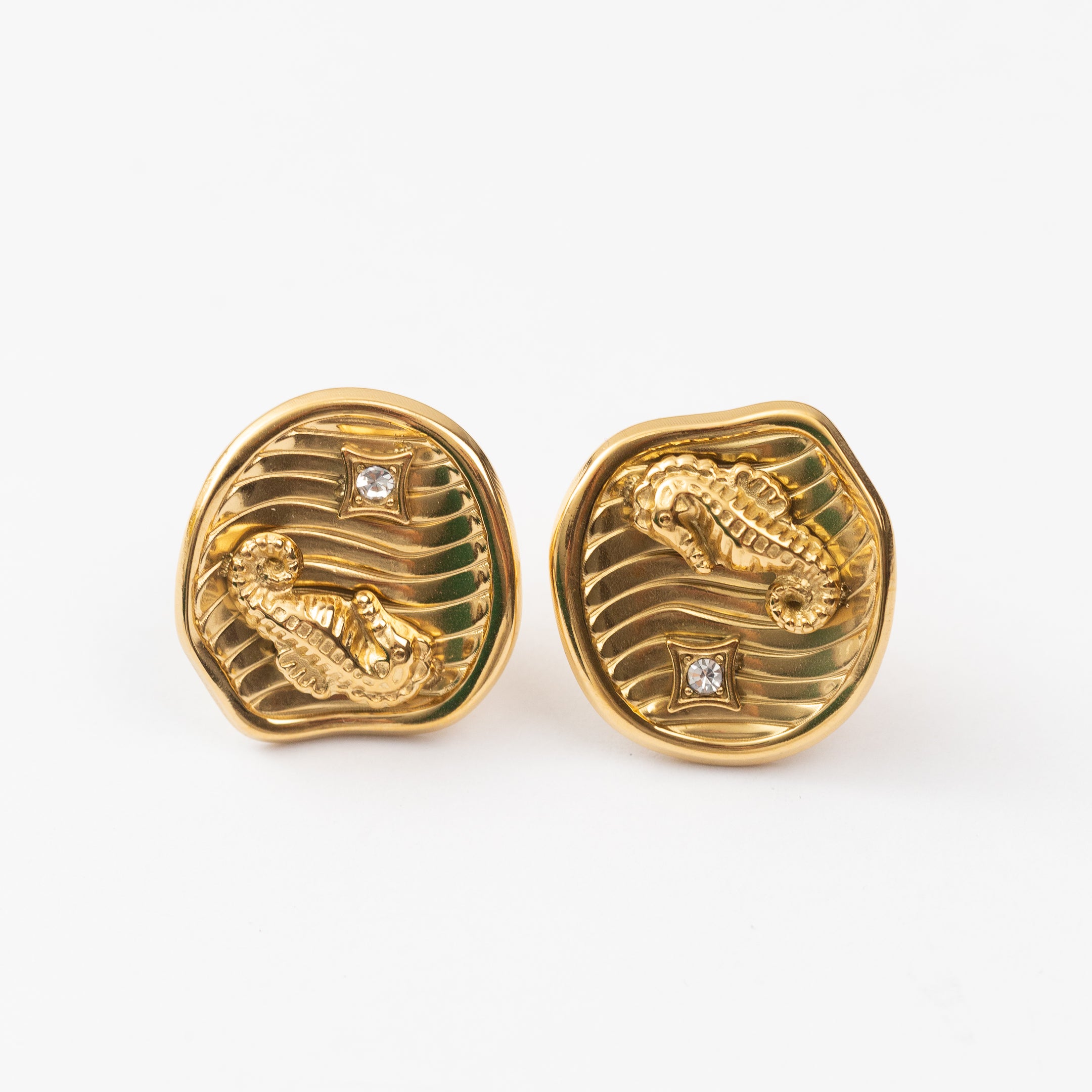 Boucles d'oreilles en acier tendance