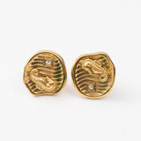 Boucles d'oreilles en acier tendance