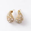 Boucles d'oreilles en acier tendance
