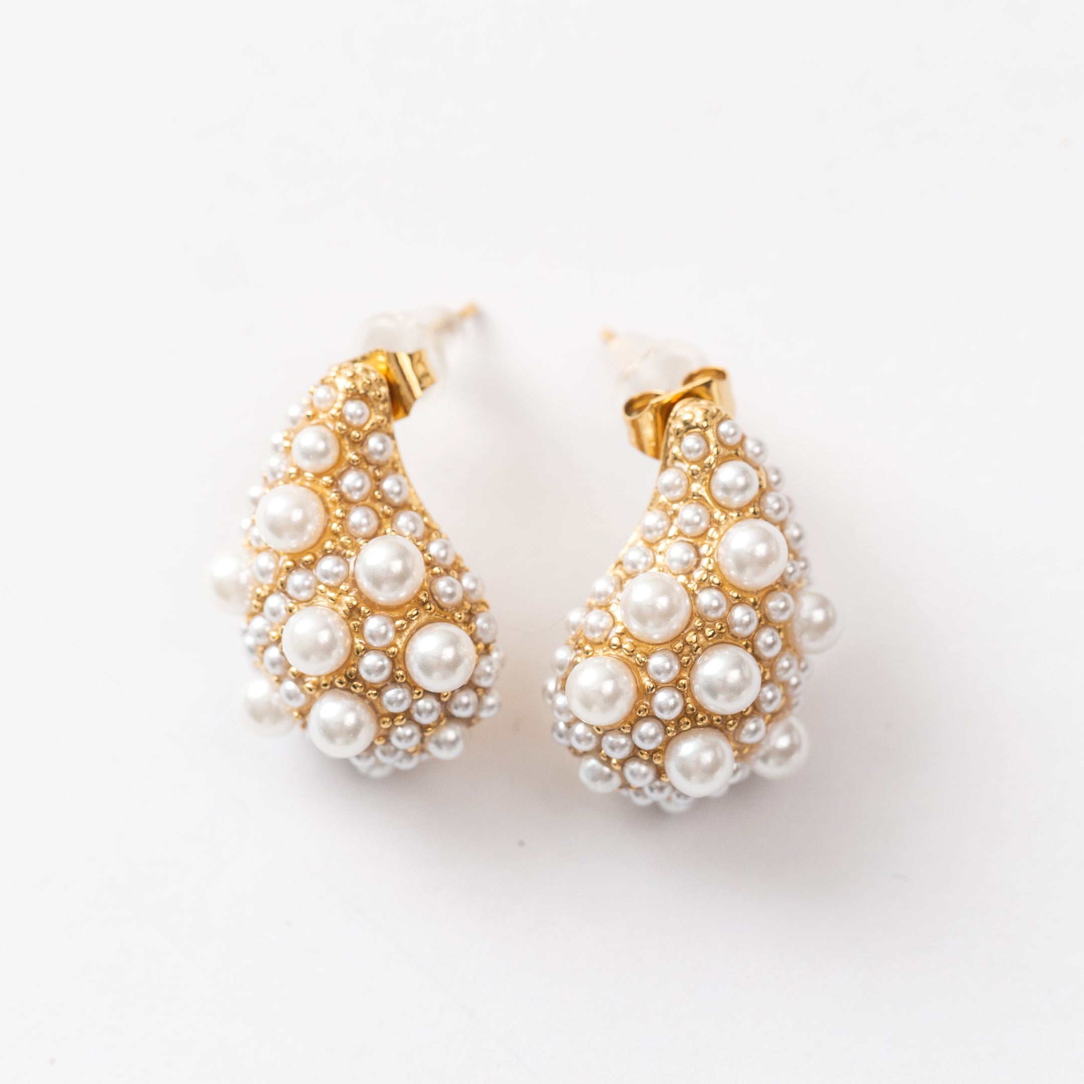Boucles d'oreilles en acier tendance
