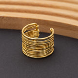 Bague LUEUR en acier inoxydable garantie