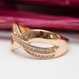 Bague xp tendance Plaqué or Xuping classique 10