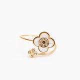Bague en acier tendance - Taille standard