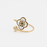 Bague en acier tendance - Taille standard
