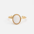 Bague en acier tendance - Taille standard